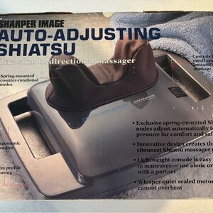 Sharper Image White Shiatsu Massager